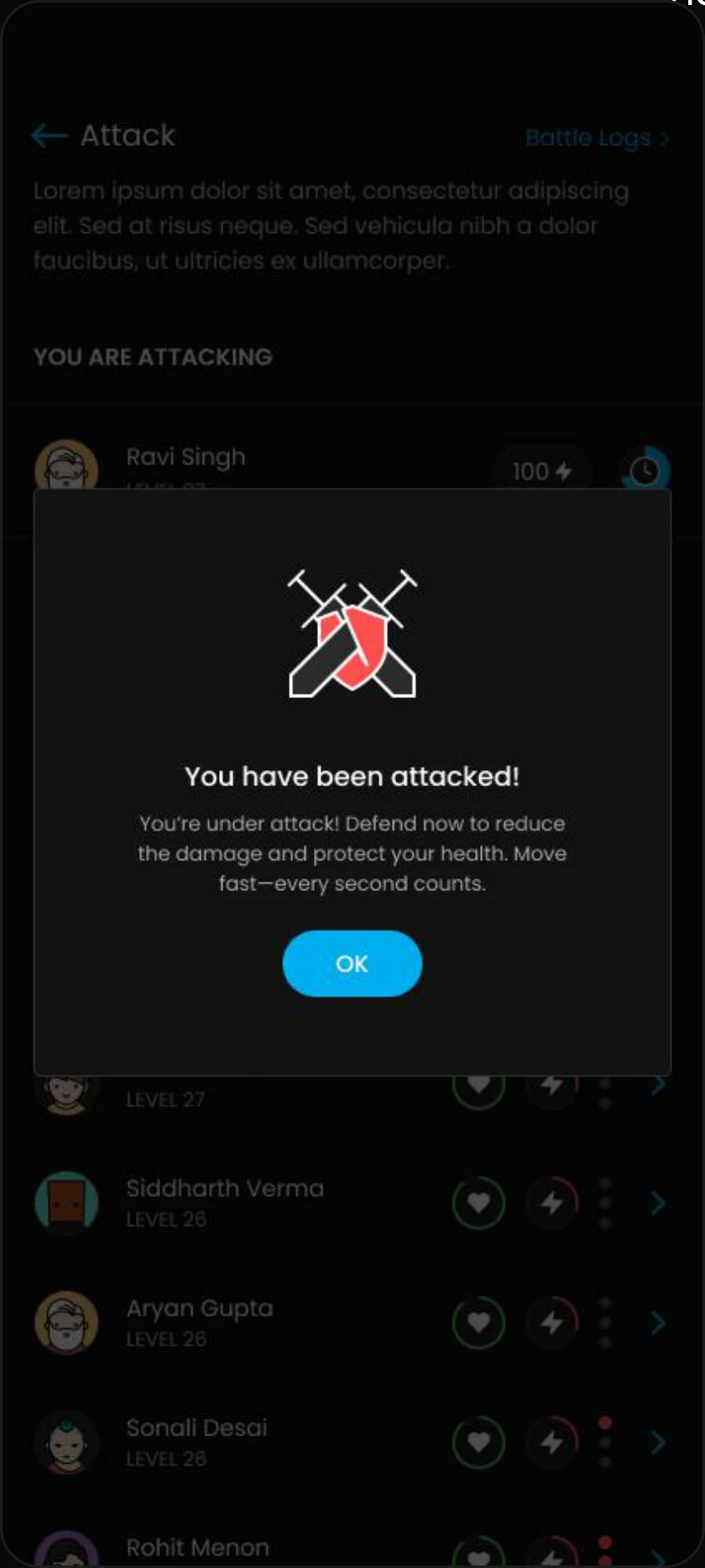 Defence Popup