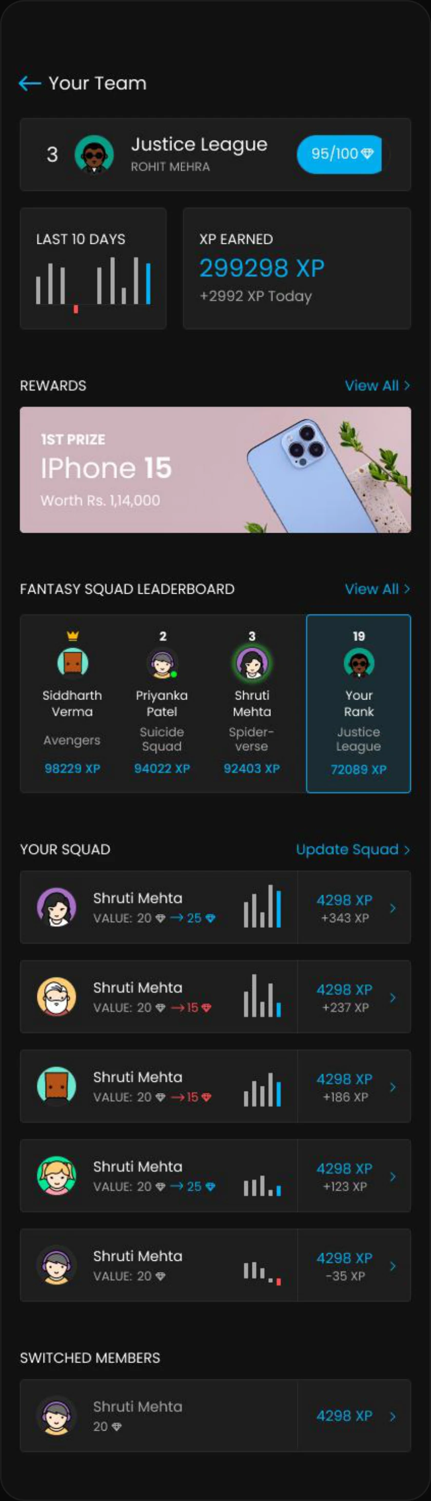Squad Details